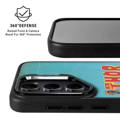 Marvel Classic Comics The Mighty Thor Galaxy S25 Kickstand Case